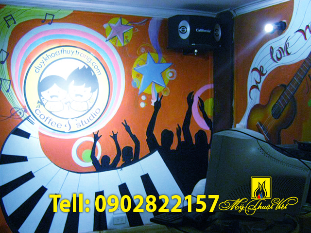 Vẽ tranh tường Karaoke tại Quận Bình Tân